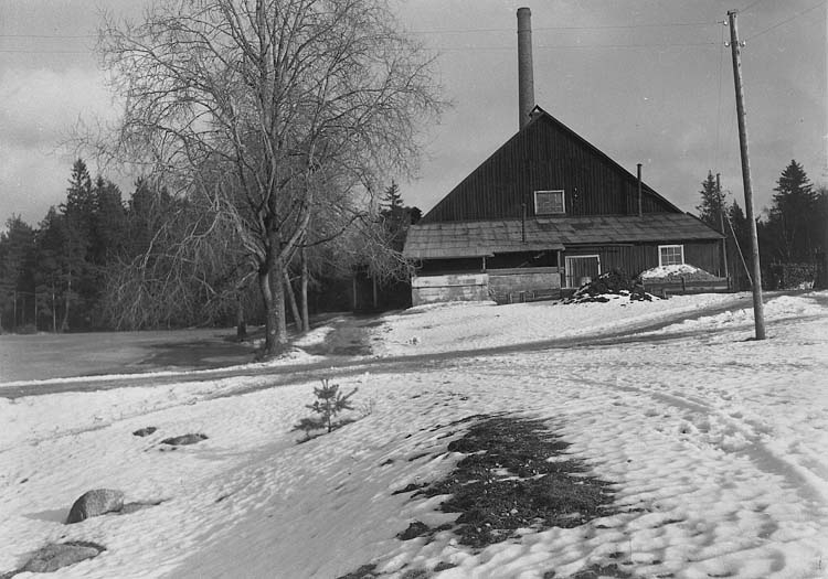 Hyttan i Transjö.
(Vinterbild.)