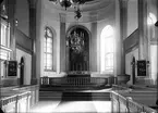 Nya kyrkan i Hamrånge före 1934, invigd år 1854, interiörbild.