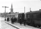 Bergby järnvägsstation.