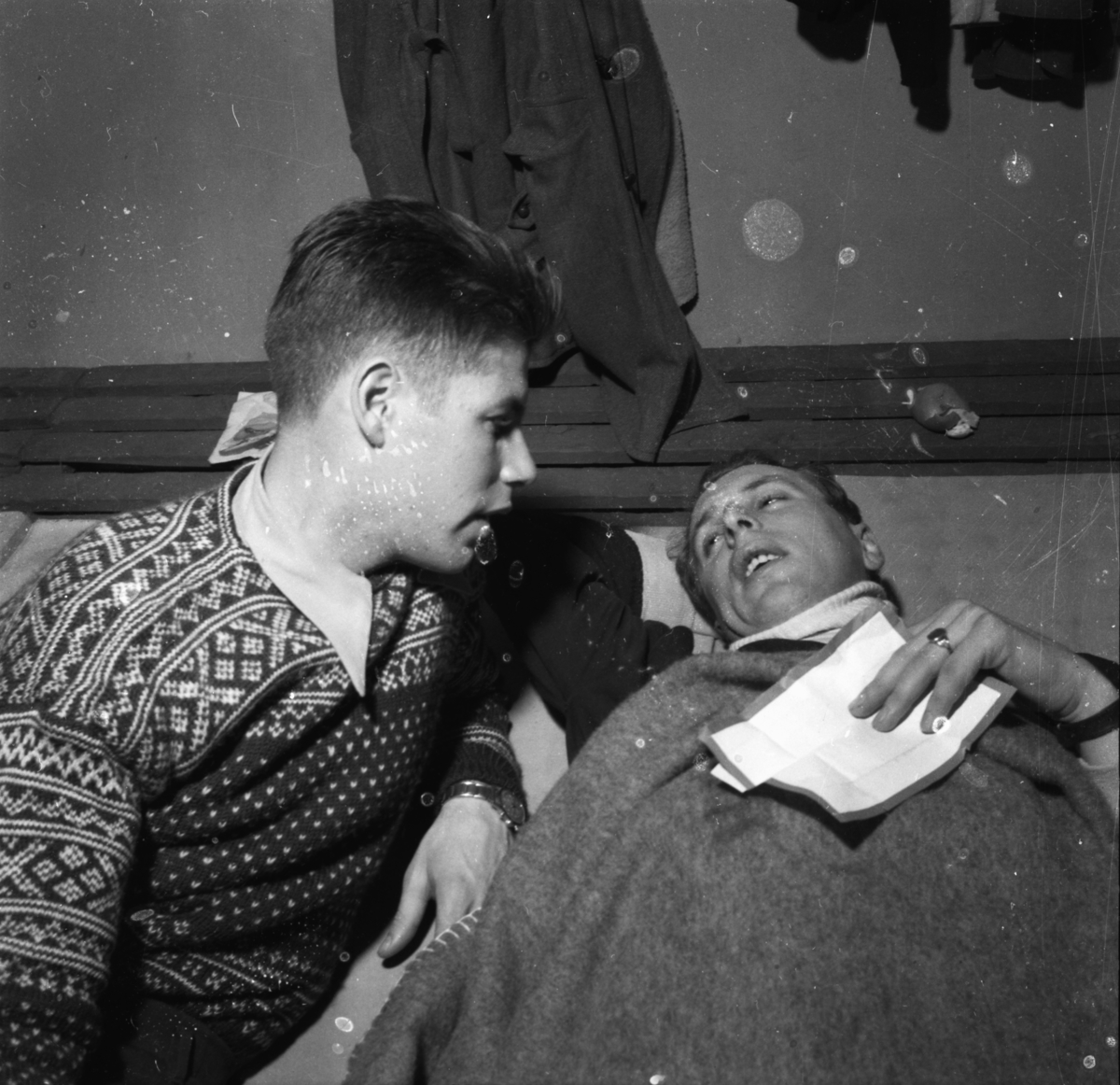 Vardens arkiv. "NM på skøyter på Bislet" 03.01.1954