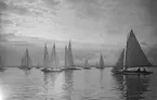 Gävle Segelsällskap. Norrlandsregattan.  År 1928.  Gefle Segelsällskap stod som arrangör för Norrlandsregattan.