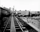 Forsbacka Jernverks AB. Ämnestorget.
Sedan 1600-talet har järnhanteringen varit ortens huvudnäring, som expanderade på 1870-talet. Flera valsverk uppfördes mellan 1872 och 1904.