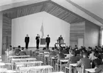 Invigning av Tekniska gymnasiet, Gävle. 1949.