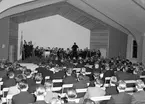 Invigning av Tekniska gymnasiet, Gävle. 1949.