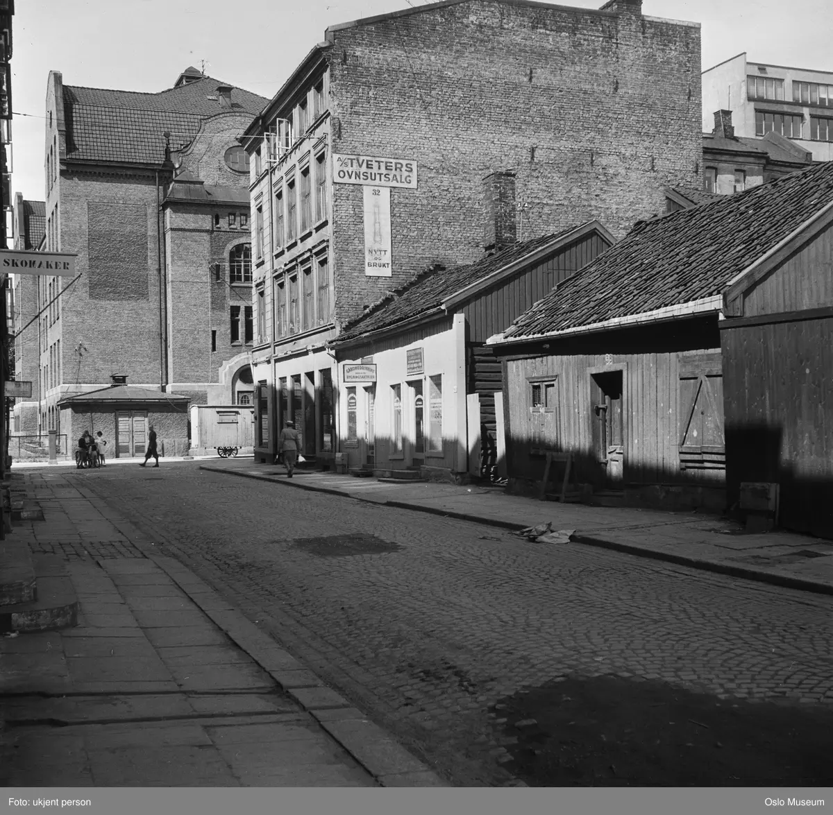 gateløp, bygårder, trehusbebyggelse, Vaterland skole (Oslo elementærtekniske skole)