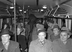 Gävle Stenhus från nybyggen i Strömsbro. 26 november 1949.