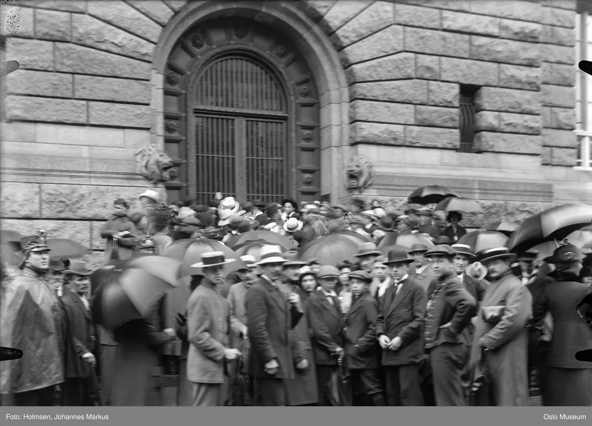 Norges Bank ved krigsutbruddet i 1914.