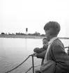 Skolresa, utflykt till Eggegrund med M/S Britt. 29 augusti 1950.