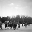 Bandymatch på Kastvallen, Bomhus. 4 februari 1951.