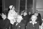 Pensionärsmöte med underhållning. 3 februari 1951.