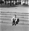 Rörbergsbarn, grupp tagna i Stenebergsparken. Maj 1951.