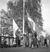 Svenska Flaggans Dag på Strömvallen. 6 juni 1951.