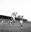 Fotboll på Strömvallen mellan Malmö FF - Gästrikland. 22 juni 1951.