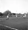 Fotboll på Strömvallen mellan Malmö FF - Gästrikland. 22 juni 1951.