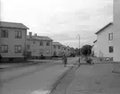 Uppsala Byggnadsgille, Klintbergsgatan västerut, Gävle. 22 september 1951.