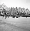 Bandymatch Bollnäs - Skutskär. 13 januari 1952.