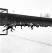 Bandymatch Forsbacka - Edsbyn. 3 februari 1952.