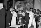 Gästriklands Läkarföreningen firar jubileum på Museet.  24 april 1952.