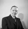 Doktor Örberg. Ålderdomshemmet, Norra Kopparslagaregatan. Den 8 februari 1947.