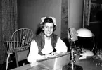 Radiotjänst jubilerar, fru Säfström. 17 mars 1951.