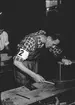 Hantverkstävling på Rotundan den 2 april 1950. Snickare.