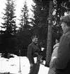 Officerarnas orienteringstävling. Februari 1939. Reportage för Gefle Posten