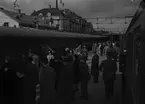 Gefle Dala Järnväg. El-tåget inviges, Gävle - Falun. Oktober 1943