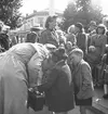 Barn på väg till kolonin i Rörberg. Maj 1944