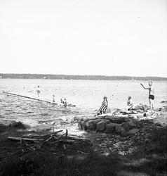 Simkurs vid Korsnäsverken. Juli 1939. Reportage för Arbetarb