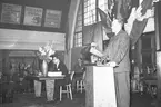 Sågverksarbetare kongress.i Södra Station. Den 16 Juni 1941