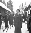 Fettisdagstävling. Skidor. År 1936