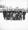 Reportage för Gefle Dagblad. Bandy på Strömvallen. 1936
