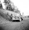 Reportage för Gefle Posten. Oktober 1937.
Lastbilen en Chevrolet från 1937.