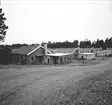 Den 4 oktober 1952. Nybyggda villor på Illervägen, Gävle