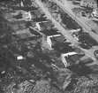 Flygbild över villaområde. År 1940.