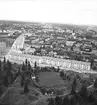 Flygbild över Brynäs. År 1940.