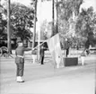 Fallskärmsjägarskolan i Karlsborg  1/10 1966. Chefsskifte. (Magnus Eriksson tar över efter Rolf Lundkvist).