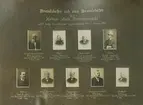 Porträttkata på brandchefer samt vice brandchefer för kalmar stads brandväsende intill fasta brandkårens organisation den 1 januari 1906.