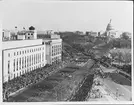 Repro. bild från Amerika, den 17 december 1957. I bakgrunden Vita Huset i Washington DC.
Ingenjör Bladh på ASJ - Parca