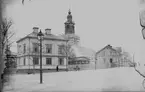Bygge av Staffans Kyrka. Ritad av Knut Nordenskjöld invigd 1932 av ärkebiskopen Erling Eiden. Staffans Församling bildadades 1916. Gudstjänsten hölls före i Staffans Hus.