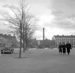 Stortorget. Husbygge i korsningen Drottninggatan och Skeppargatan