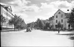 Korsningen Bergsgatan och Gustavsgatan på Söder i Gävle.