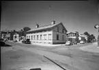 Ruddammsgatan och Hattmakargatan. Den 9 juli 1955