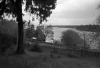 Engesberg. 1947. Engesberg ligger på Norrlandet i Gävle kommun, en badvik med campingplats och vandrarhem. På 1970-talet anlades en fiskehamn för trålare. I viken ligger ett båtvarv, grundat 1928 av August Wahlström. Engesberg var från mitten av 1800-talet ett stort lantställe. Engesberg köptes 1891 av Gävle stad för att bli industriområde. Så blev det inte. 1915 flyttade ett uppfostringshem för pojkar till platsen. Hade startats i Torsåker 1893 och flyttats till Sofiedals herrgård i Valbo 1905. Engesberg blev 1927 ett skyddshem för pojkar och drevs från 1938 av staten under namnet Statens uppfostringsanstalt. År 1949 anlades badet och småstugor sattes upp sedan Gävle stad vägrat uppfostringsanstalten fortsatt arrende och utbyggnad. I herrgårds-byggnaden öppnades 1979 en servicebutik och i annexet, den äldsta byggnaden, finns våtutrymmen för campare. Engesbergs Restaurang marknads-fördes flitigt i början av 1950-talet. Reportage för Arbetarbladet.