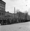 1 maj demonstration i Gävle. 1945.