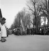 1 maj demonstration i Gävle. 1945.