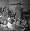 Kindergartens avslutning. 22 maj 1947. Reportage för Norrlands-Posten