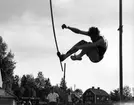 Gästrikland - Hälsingland. Friidrott på Strömvallen.         26 juli 1953.