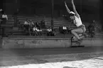 Gästrikland - Hälsingland. Friidrott på Strömvallen.         26 juli 1953.