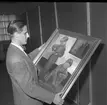 Museet, tavelutställning. 22 mars 1953.